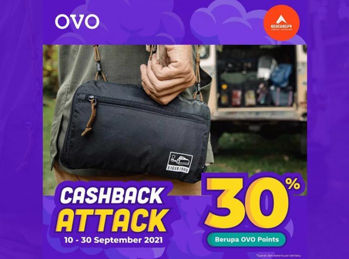 Cashback 30% Pakai OVO di Eiger Adventure Store