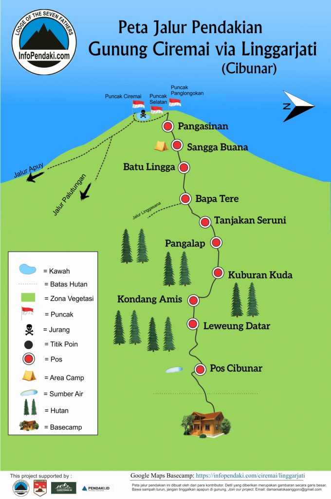 5 Jalur Pendakian Gunung Ciremai Dan Estimasi Waktu Pendakian