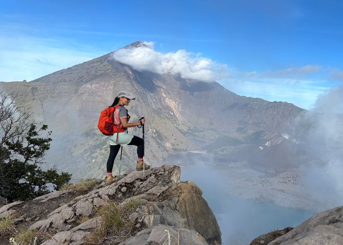 Jalur Pendakian Gunung Rinjani Pilih Sesuai Kemampuan